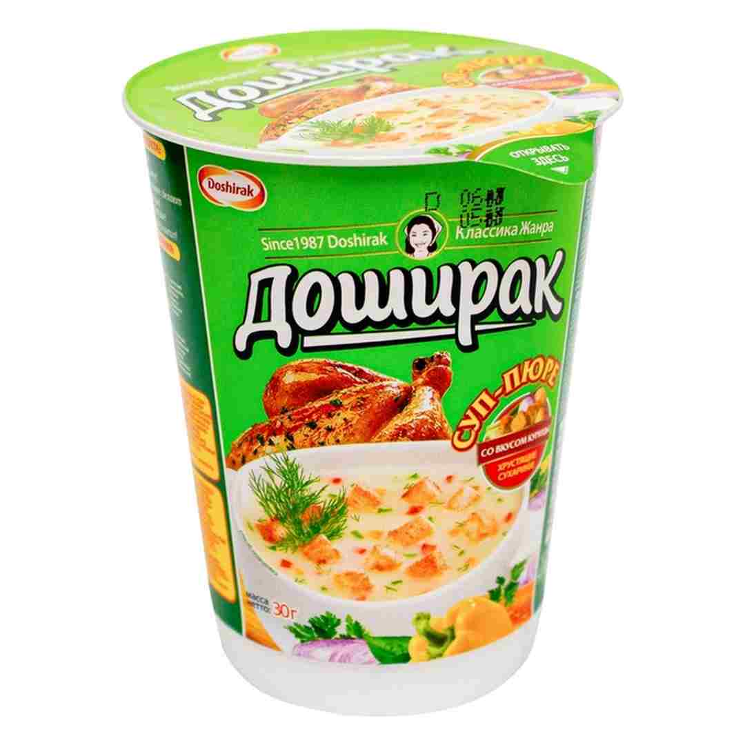 Доширак Суп-пюре 30 грамм со вкусом курицы стакан